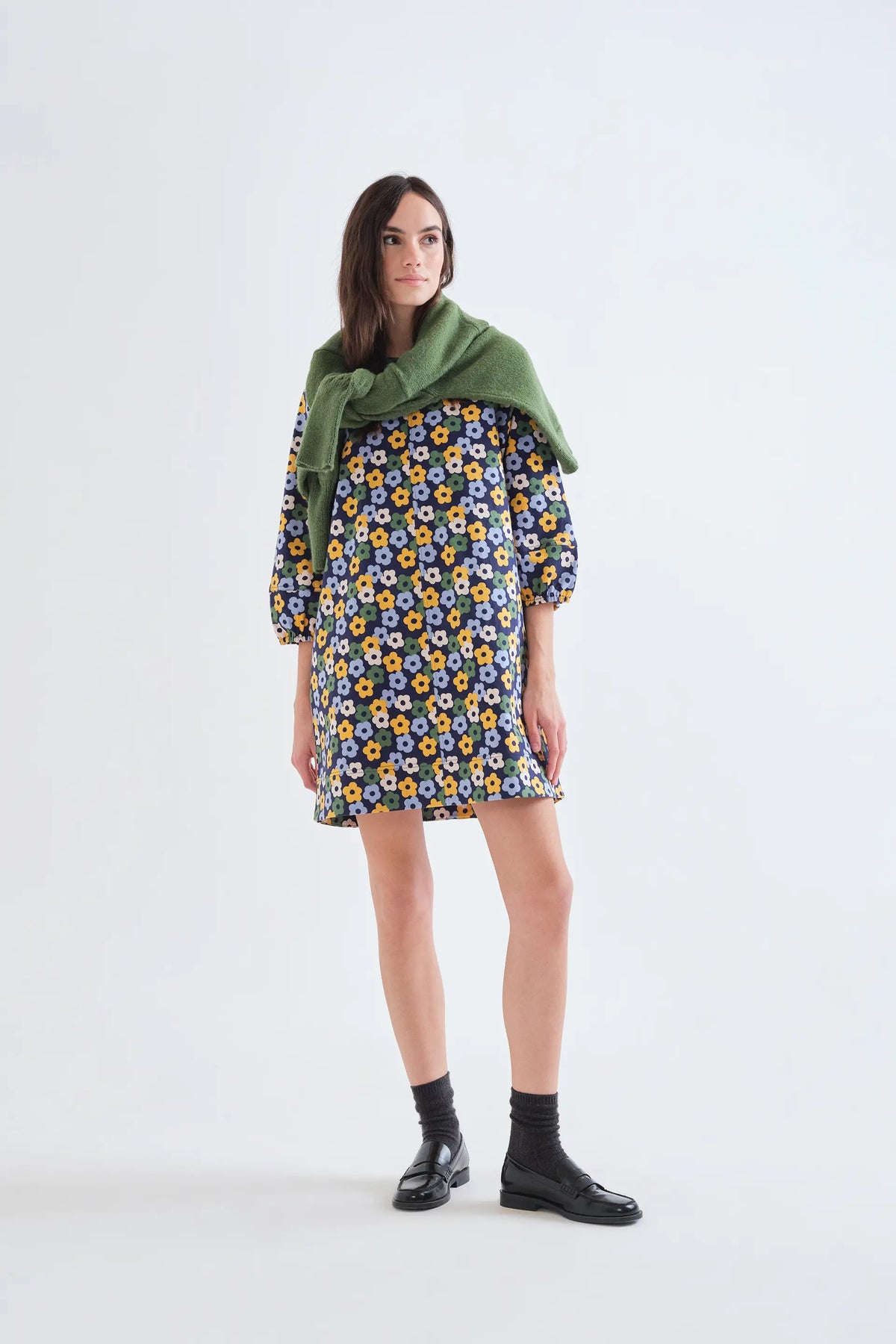Vestido corto con estampado Euphonia