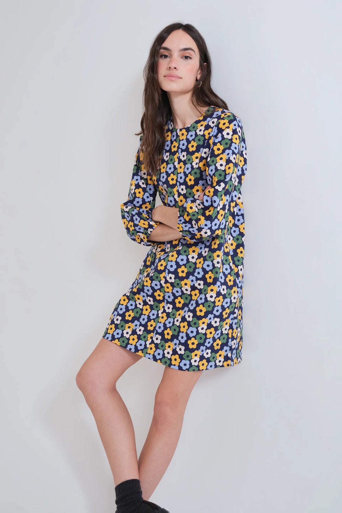 Vestido corto con estampado Euphonia