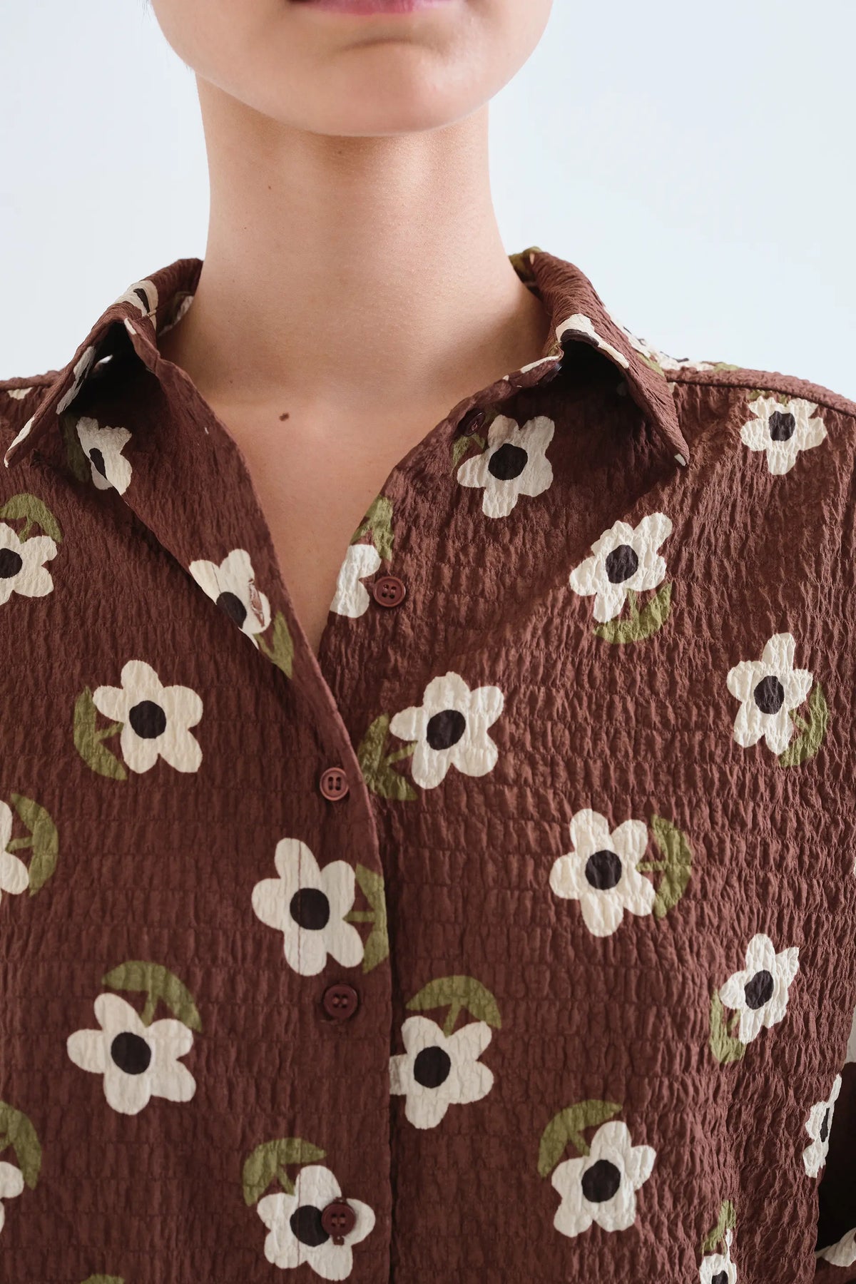 Camisa con estampado Santini