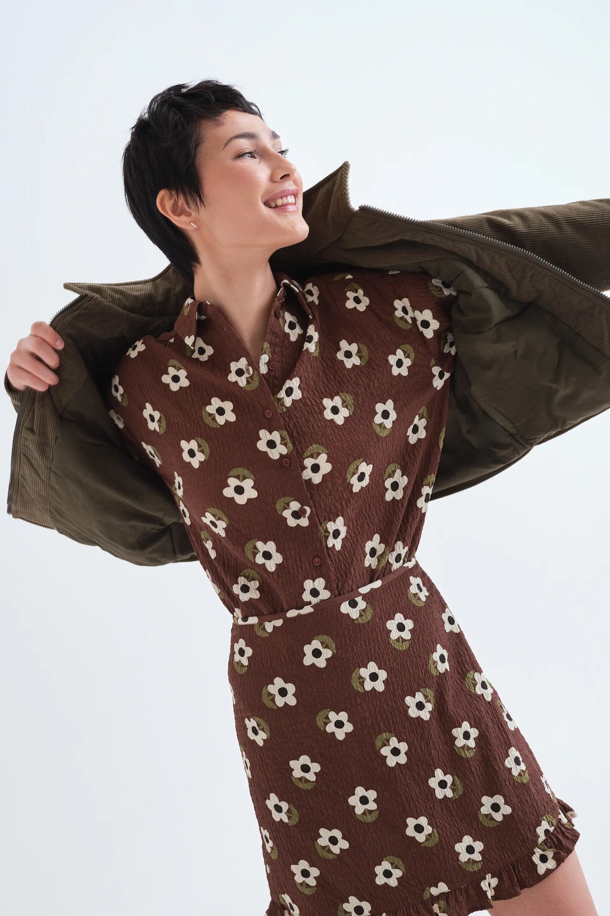 Camisa con estampado Santini