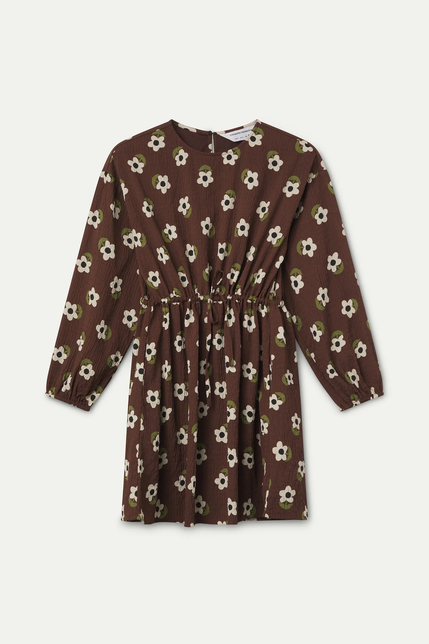 Vestido corto con estampado Santini