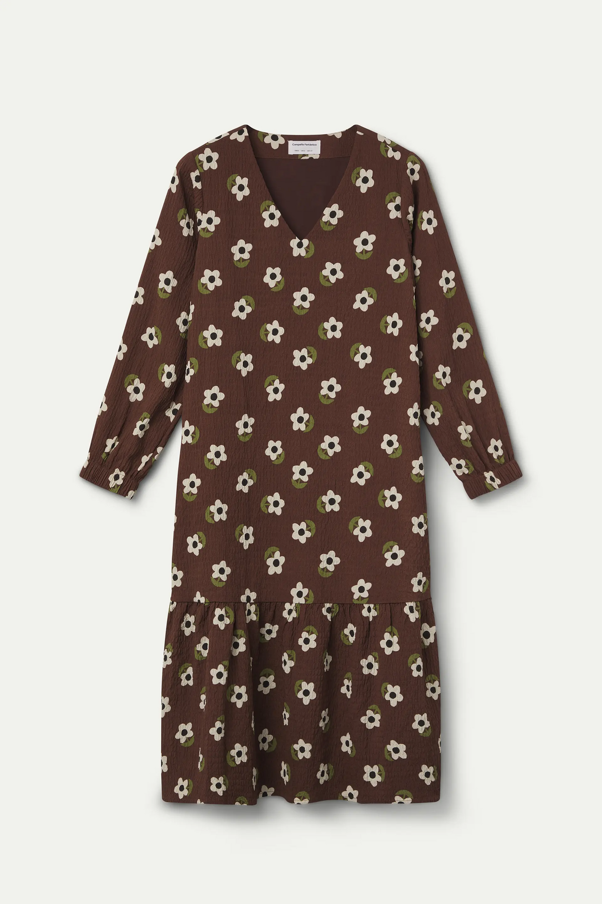 Vestido midi con estampado Santini