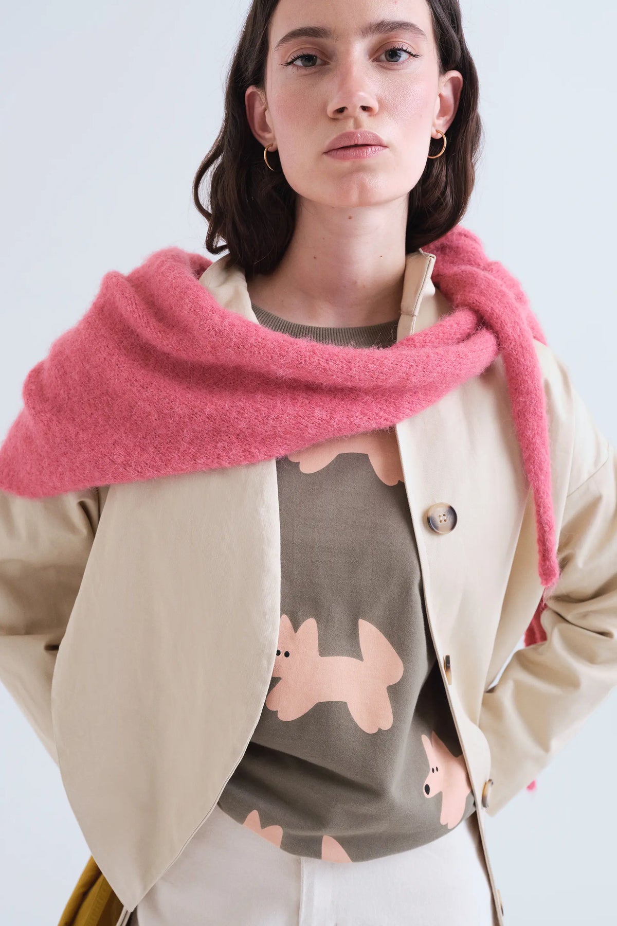 Sudadera 100% algodón con estampado Volpe