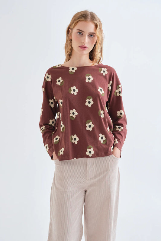Camiseta 100% algodón con estampado Santini