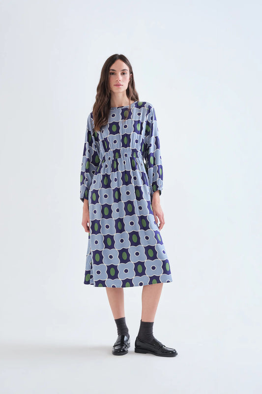 Vestido midi con estampado Inverness