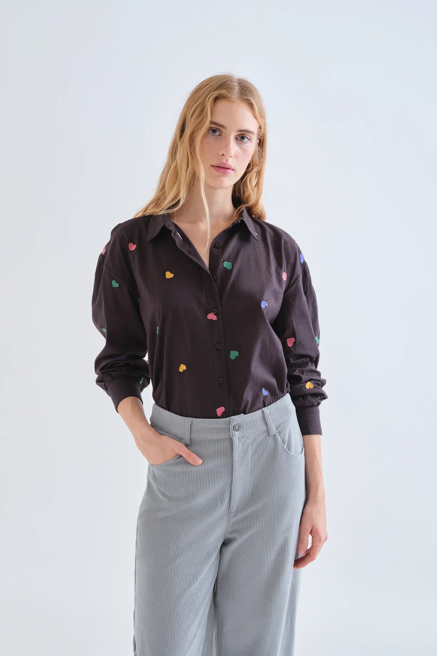 Camisa 100% algodón con estampado Candy