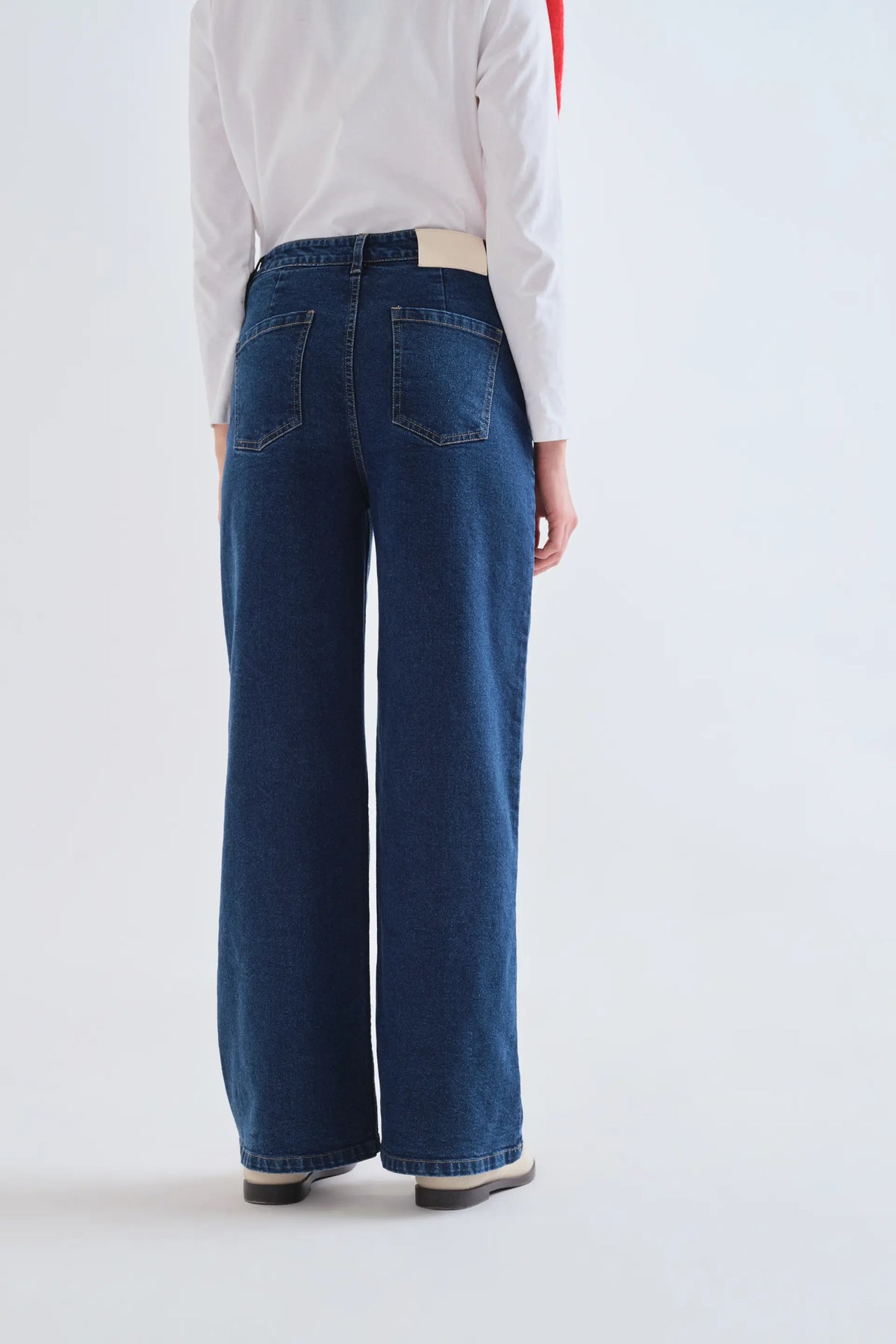 Pantalón vaquero azul con estampado Euphonia