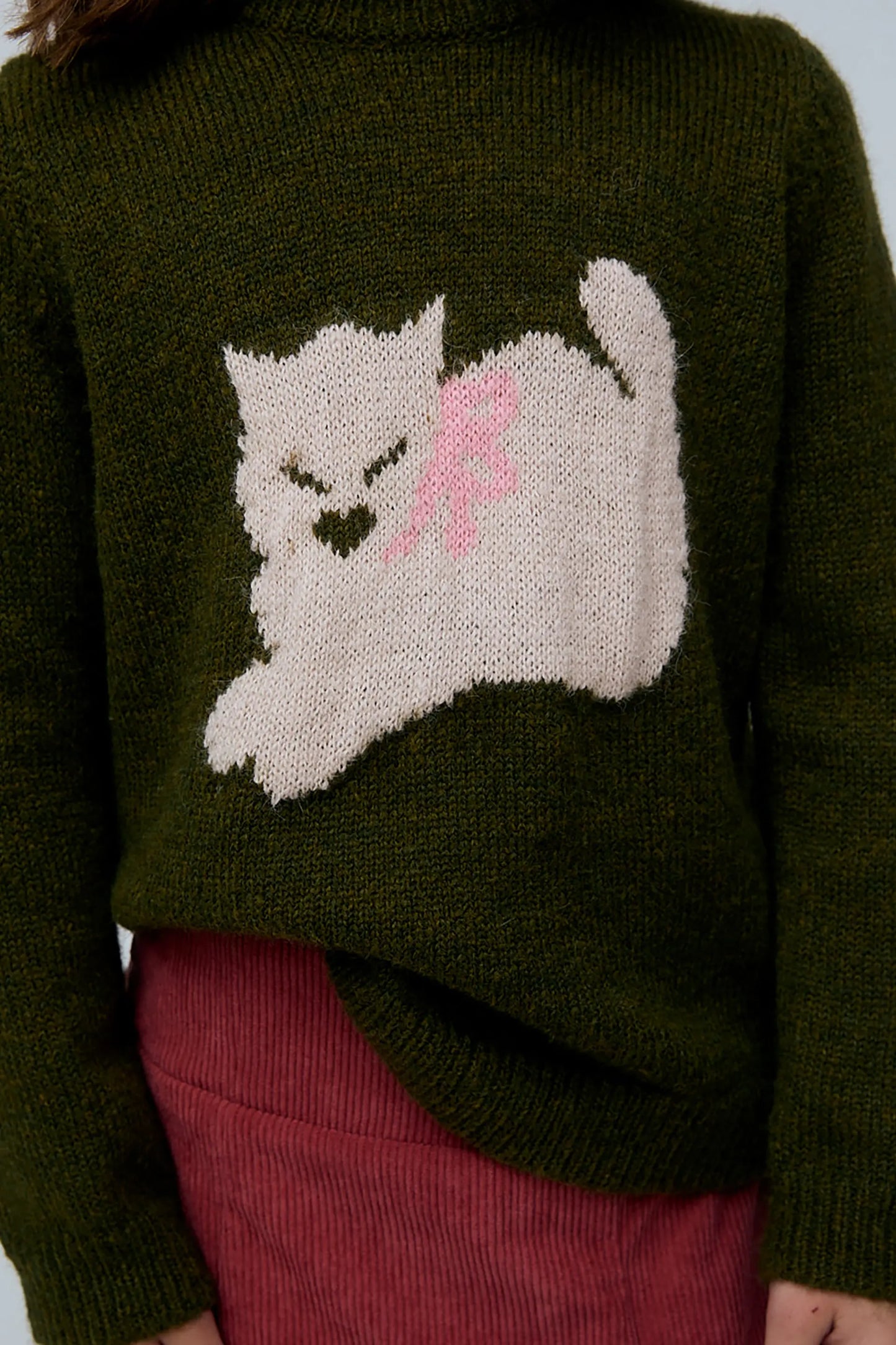 Jersey de niña con estampado Gato
