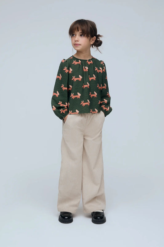 Top de niña con estampado Volpe