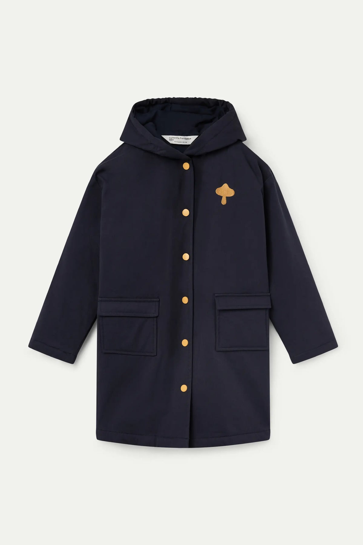 Unisex 100% cotton navy blue coat