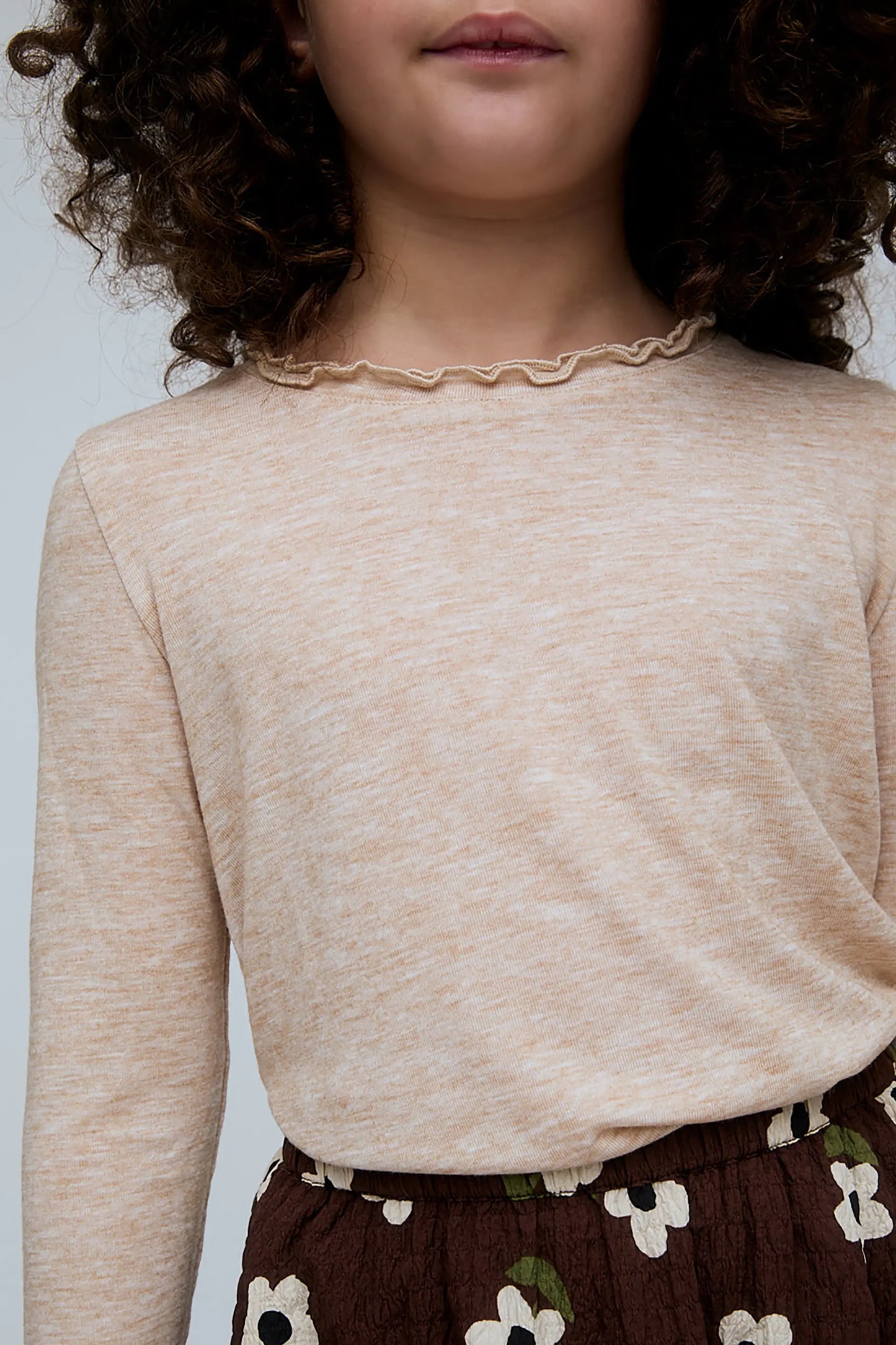 Camiseta Beige de niña
