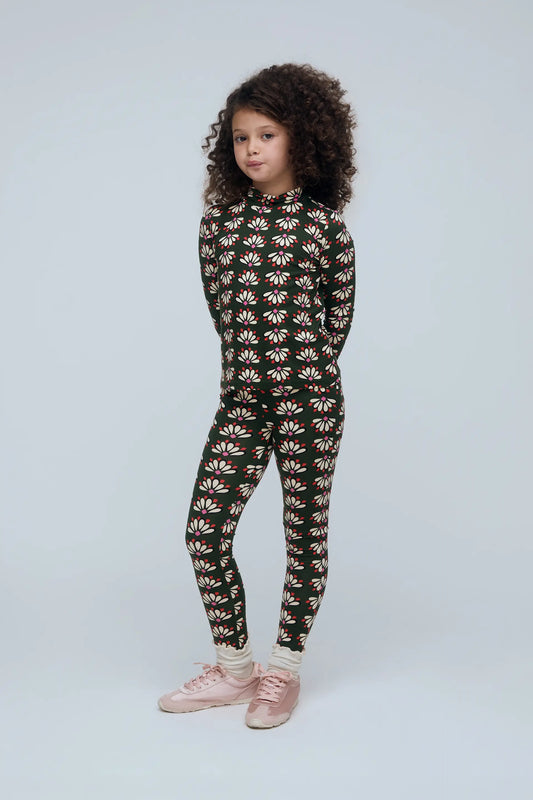 Leggings de niña con estampado Geometry