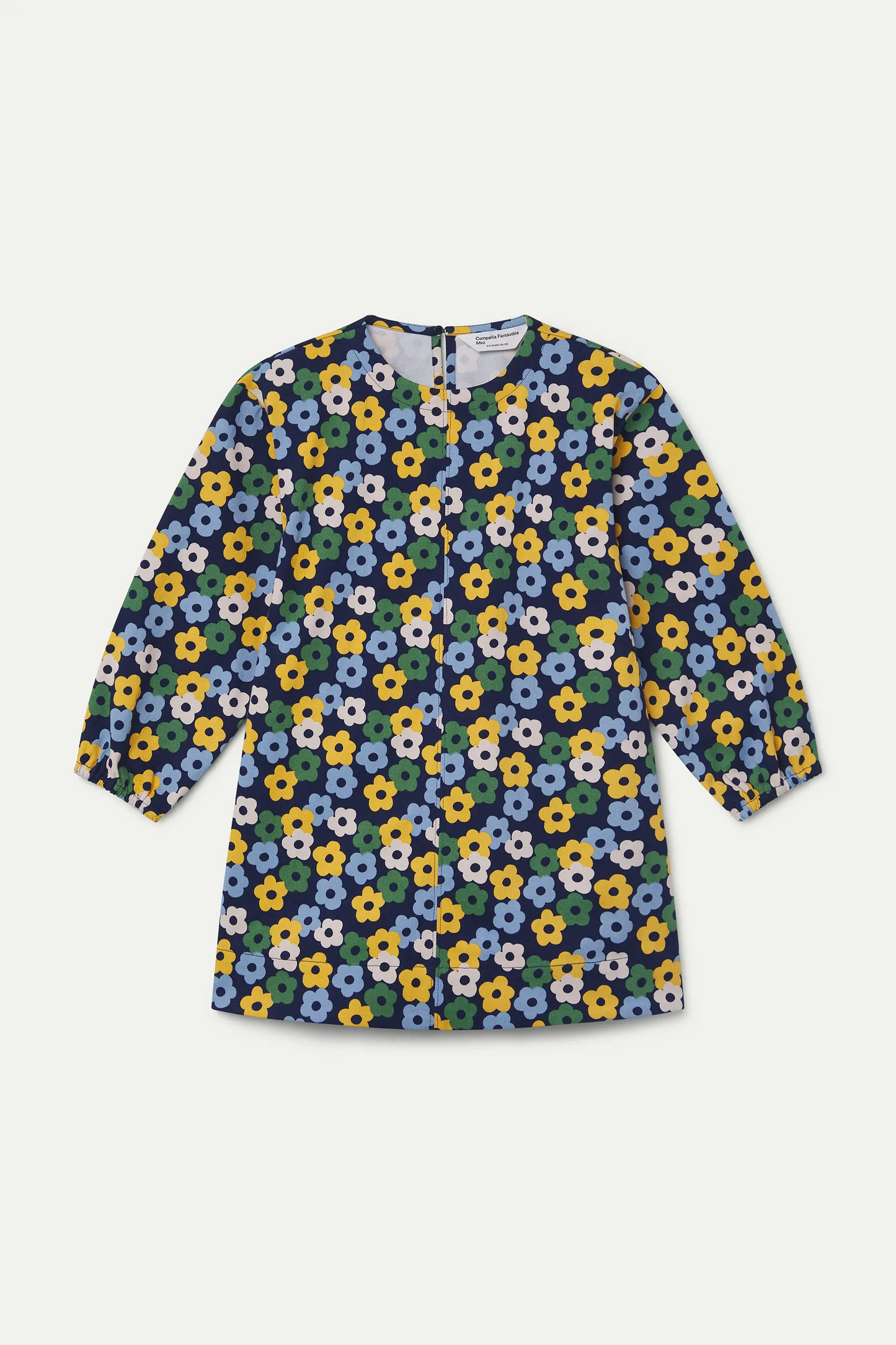 Vestido corto de niña con estampado Euphonia