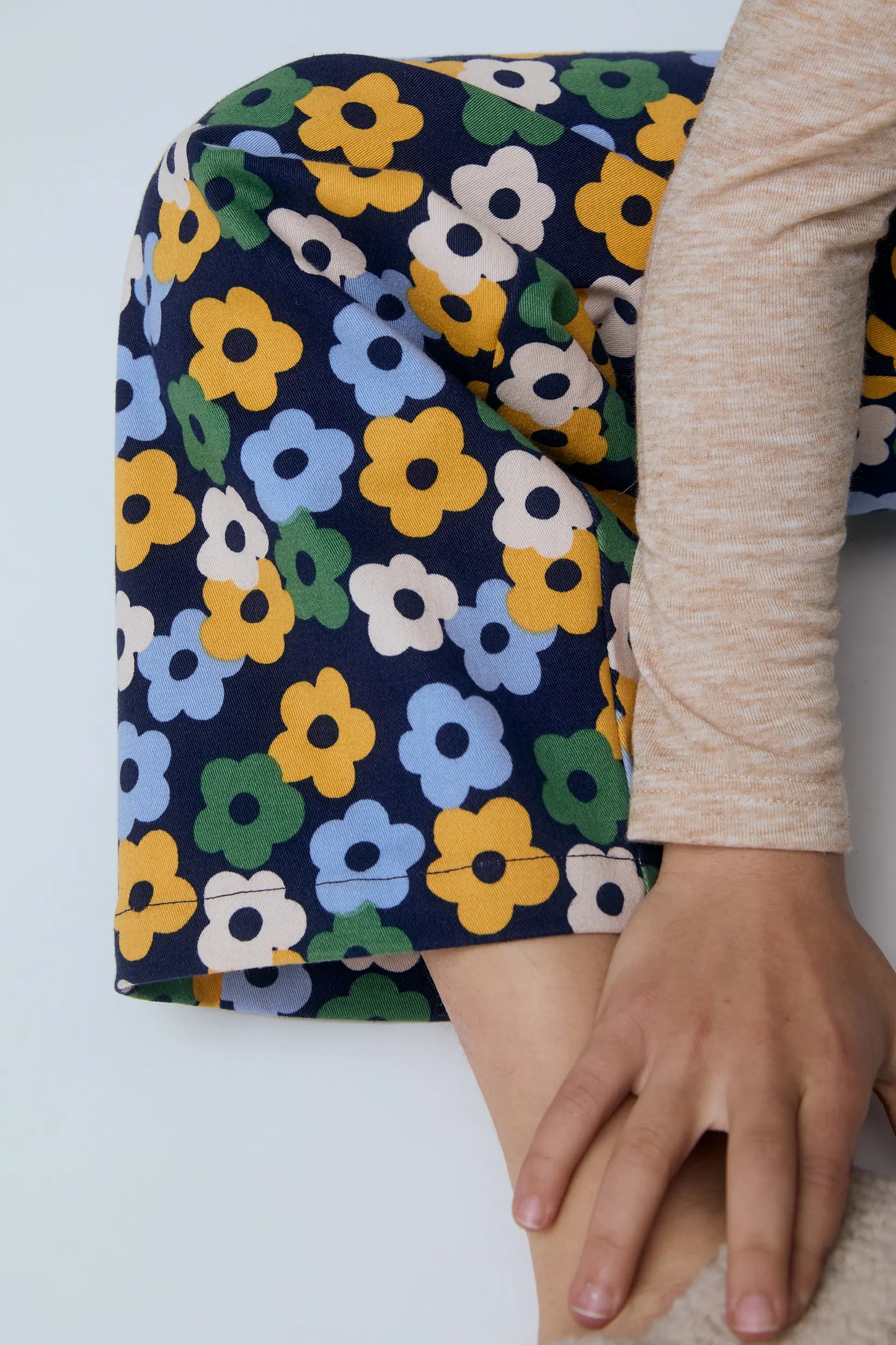 Pantalón vaquero de niña con estampado Euphonia