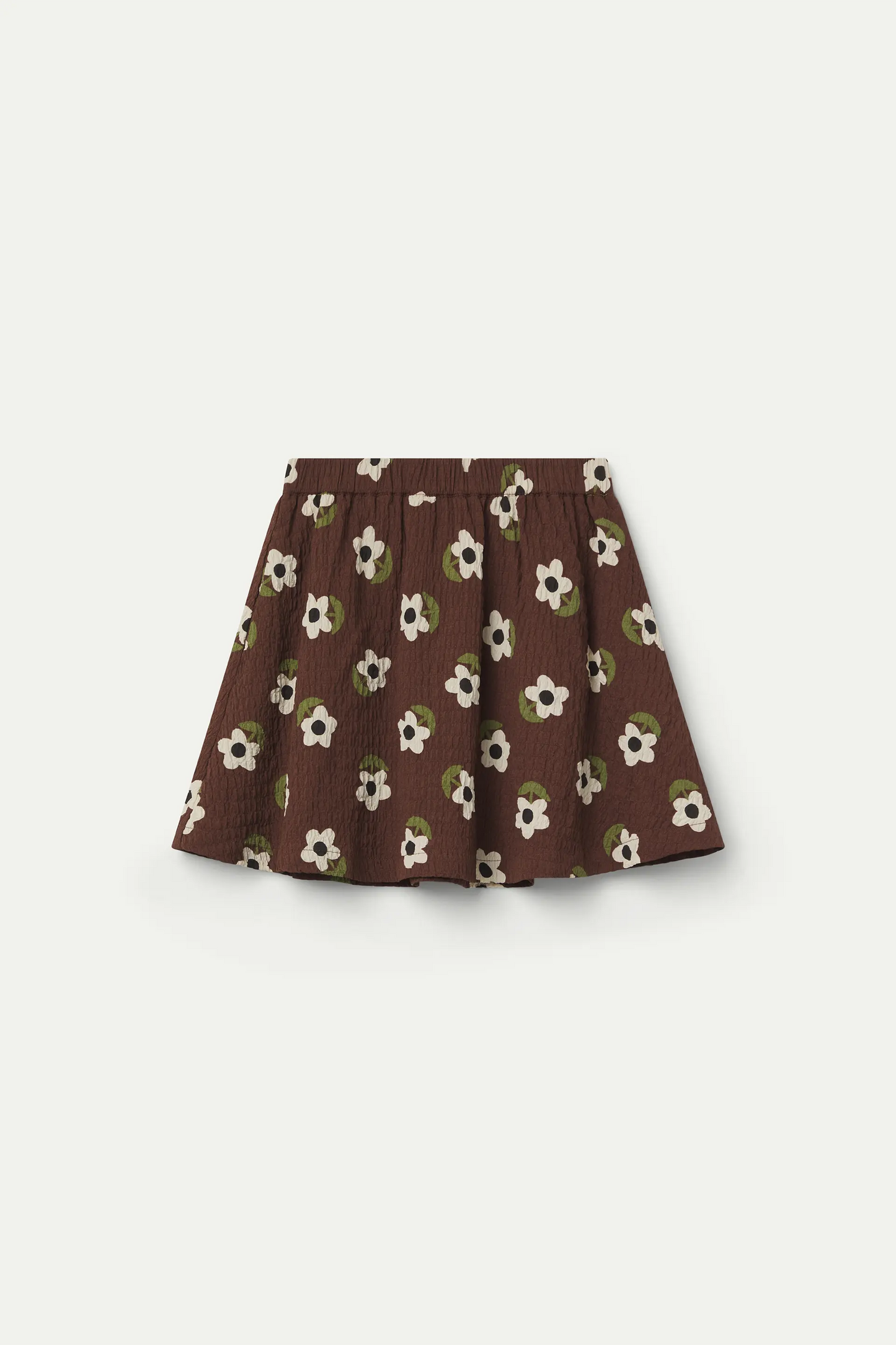 Girl's Santini print mini skirt