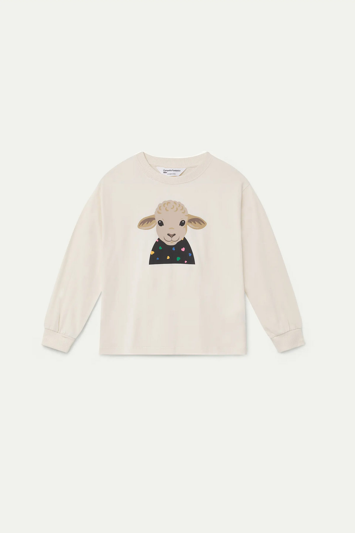 100% cotton T-shirt with sheep print
