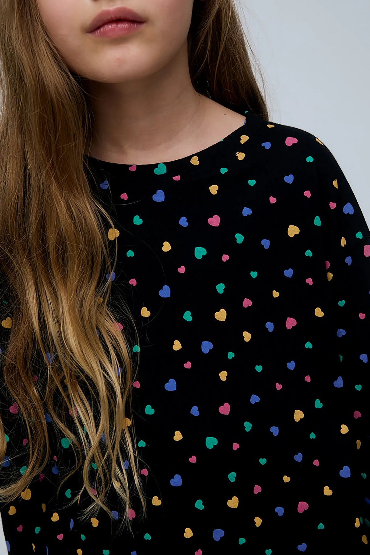 Girls' 100% cotton T-shirt with Candy print