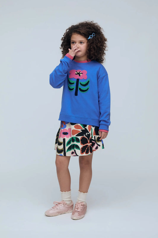 Sudadera de niña 100% algodón con bordado Neo Garden Towel