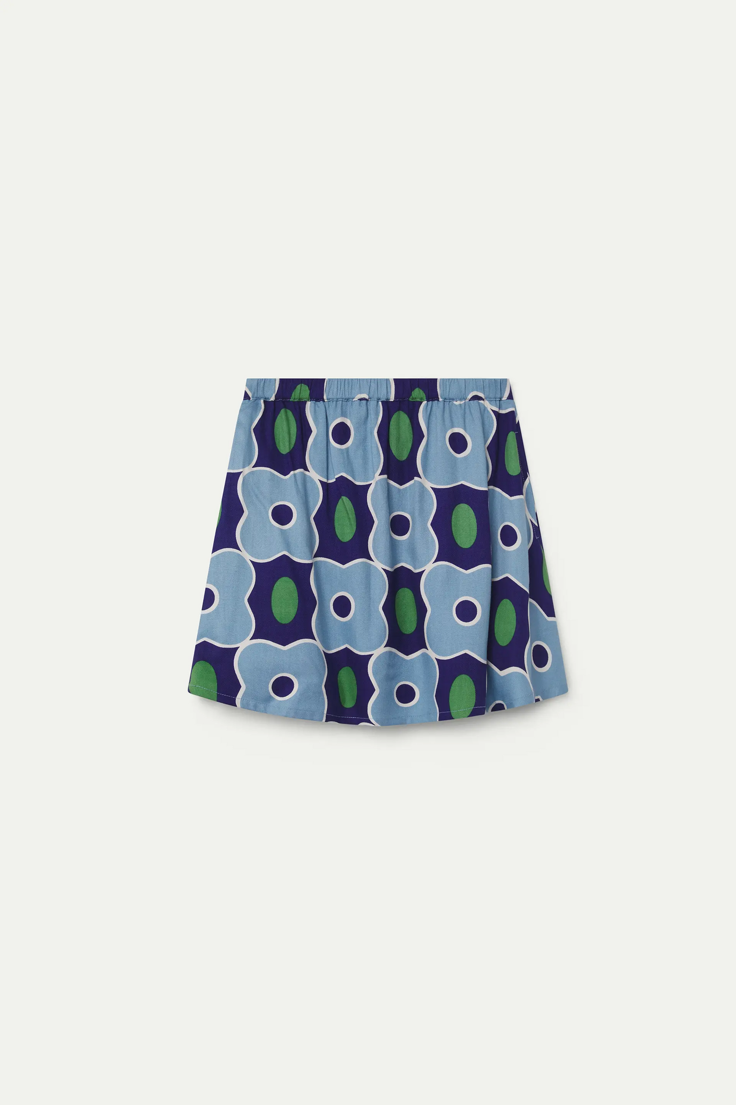 Girl's short skirt with Inverness print