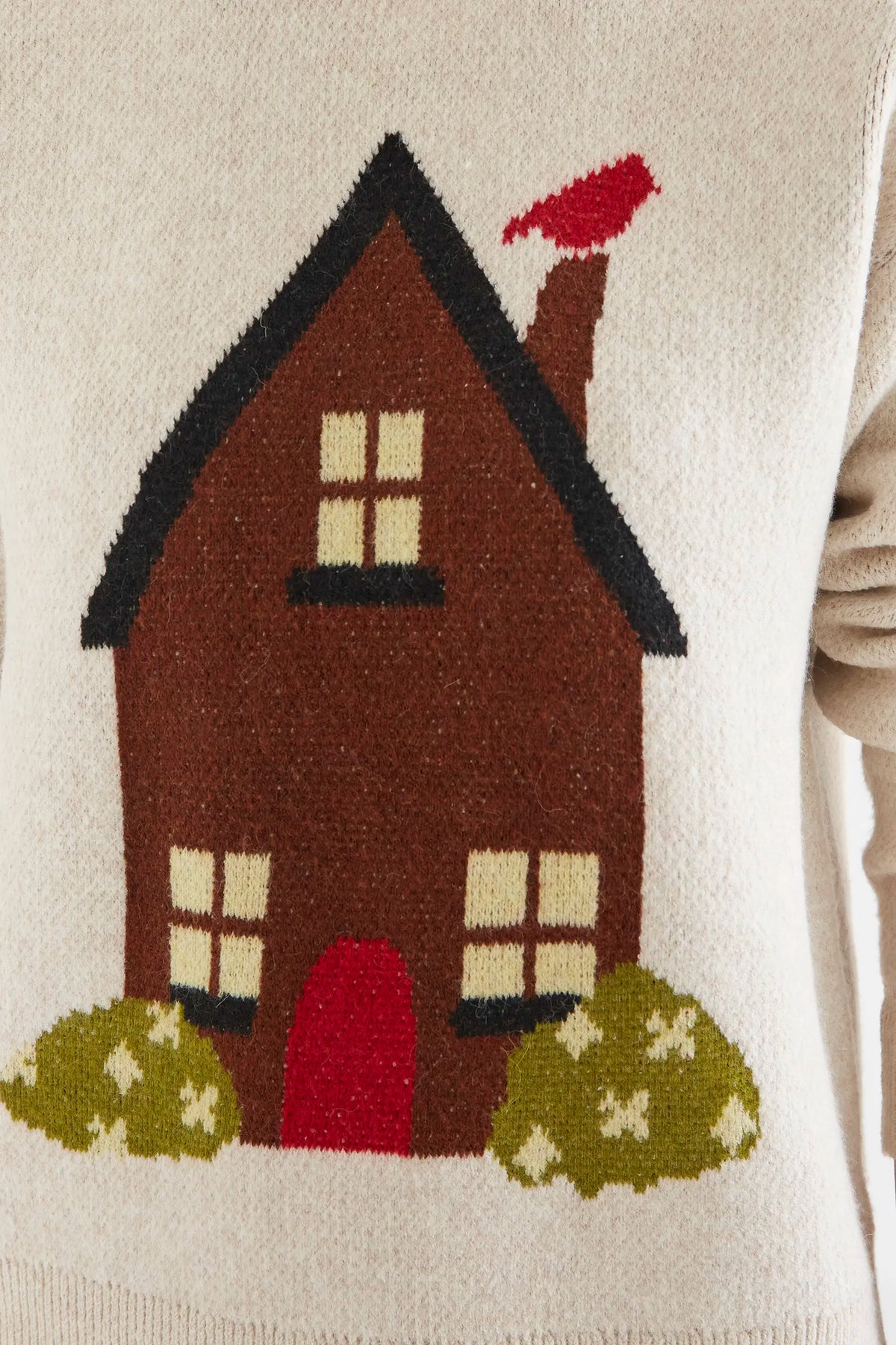 Jersey punto con estampado Casa
