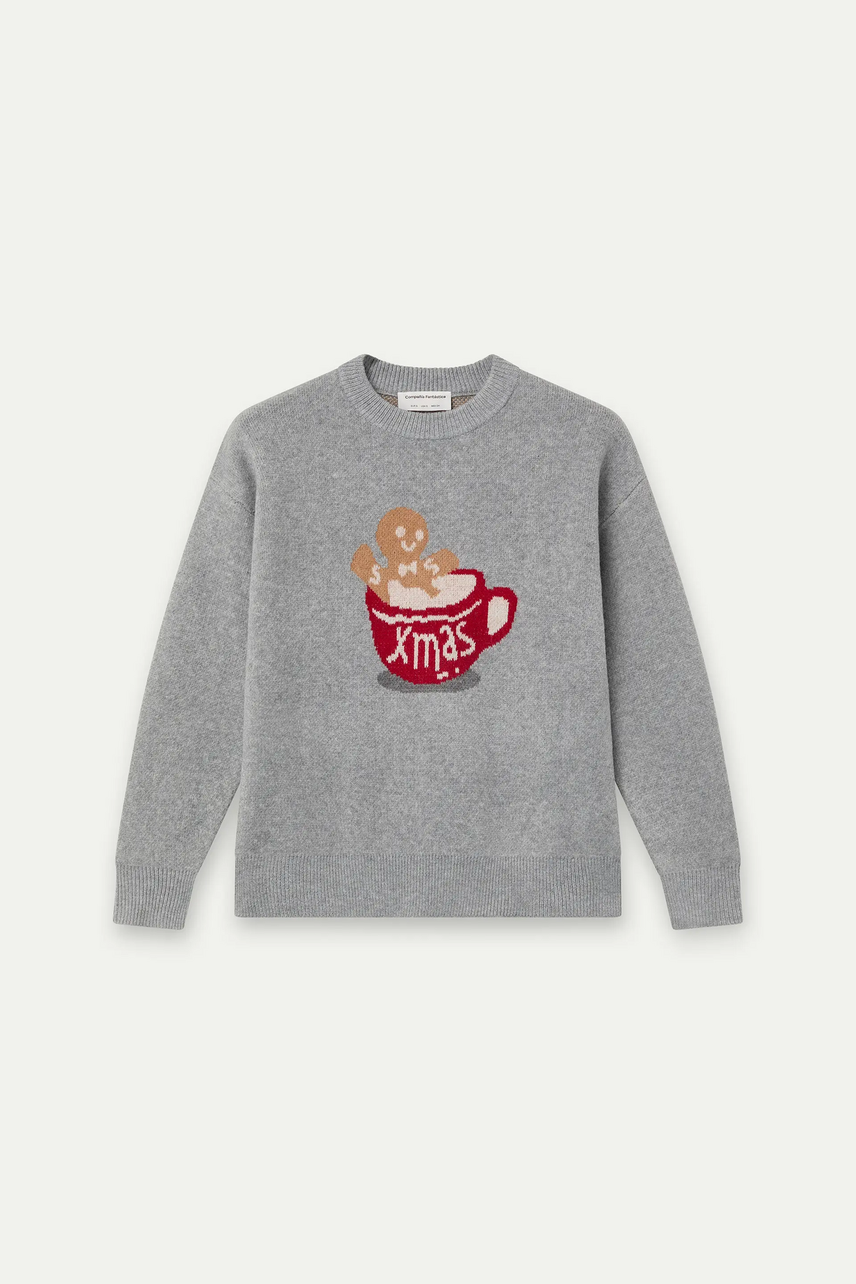 Maglione in maglia con stampa Xmas Ginger