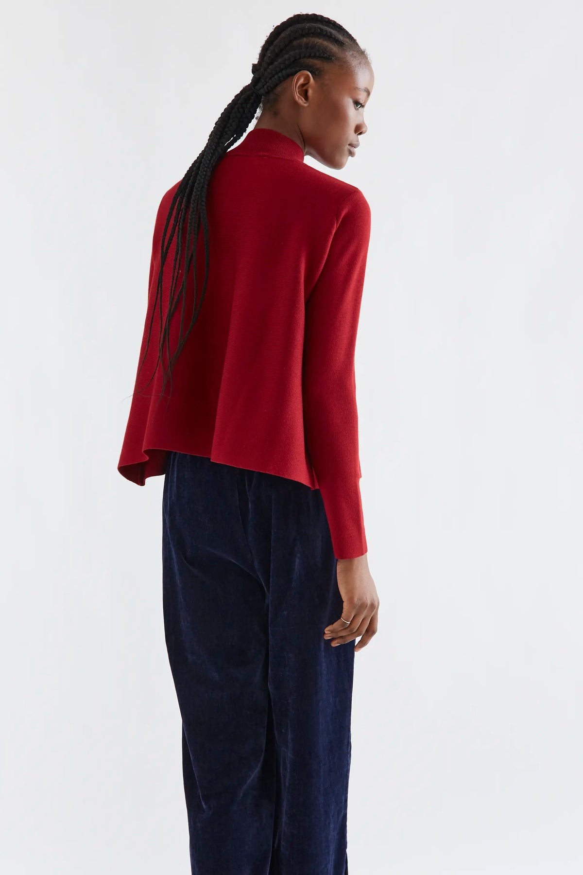 Maglione basic rosso