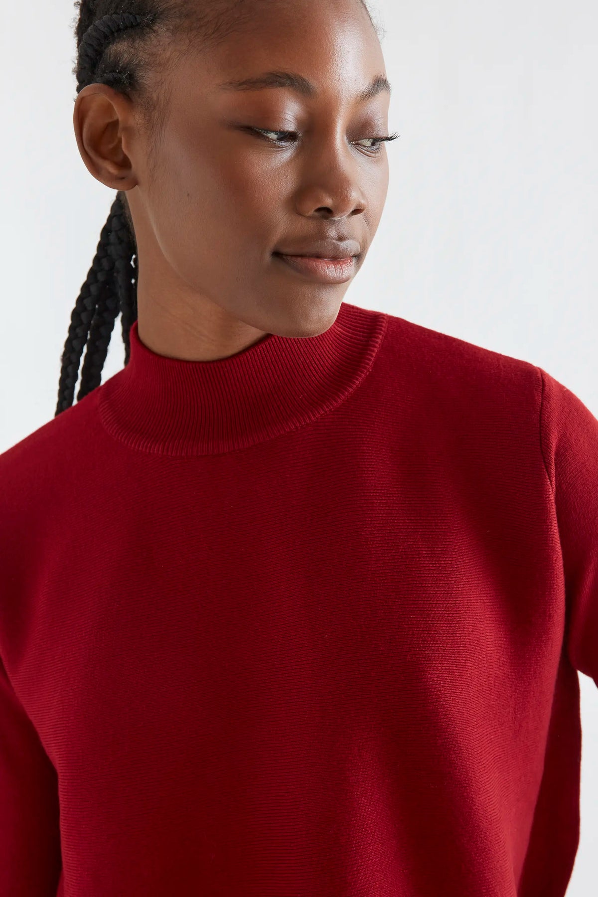 Maglione basic rosso