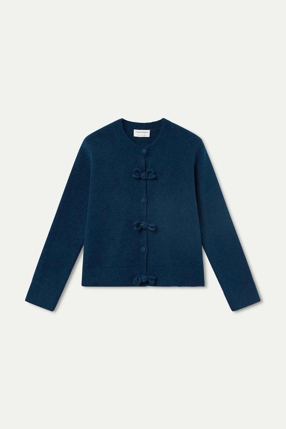 Navy blue cardigan with toggles