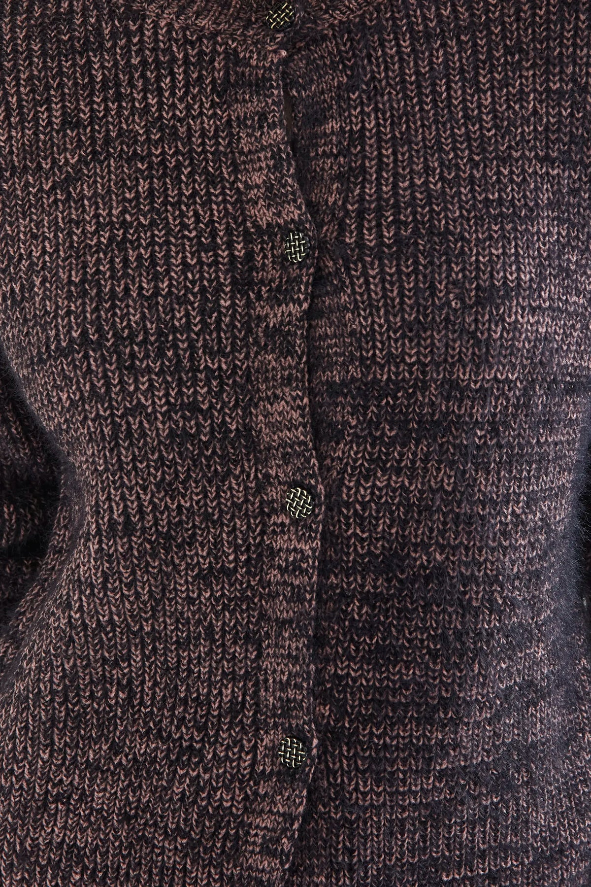 Cardigan rosa effetto pelliccia