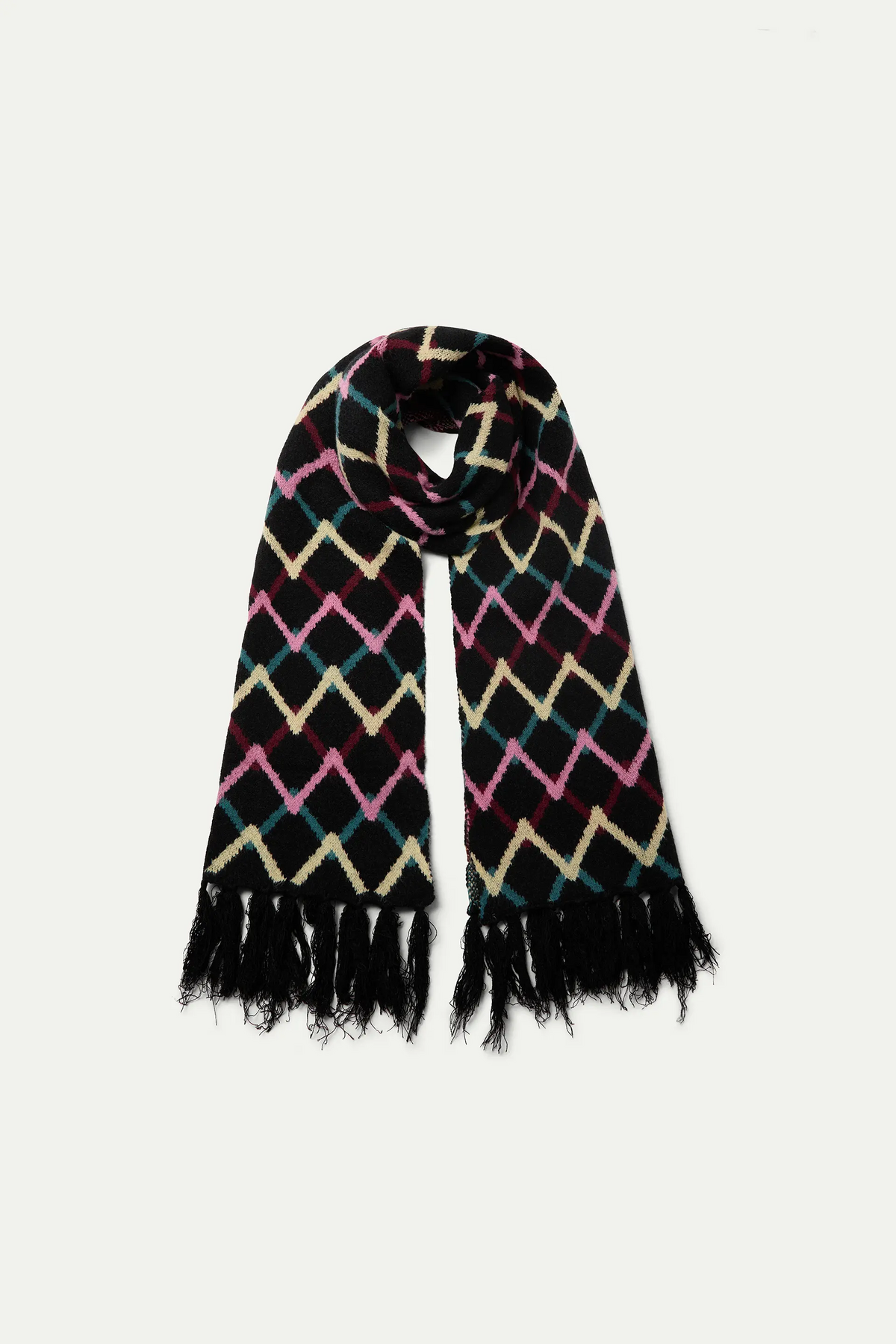 Skein print scarf