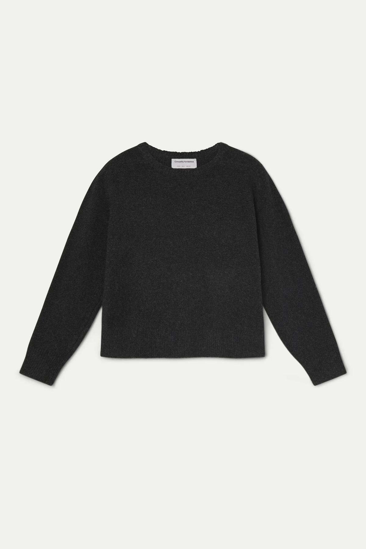 Maglia misto lana grigio scuro