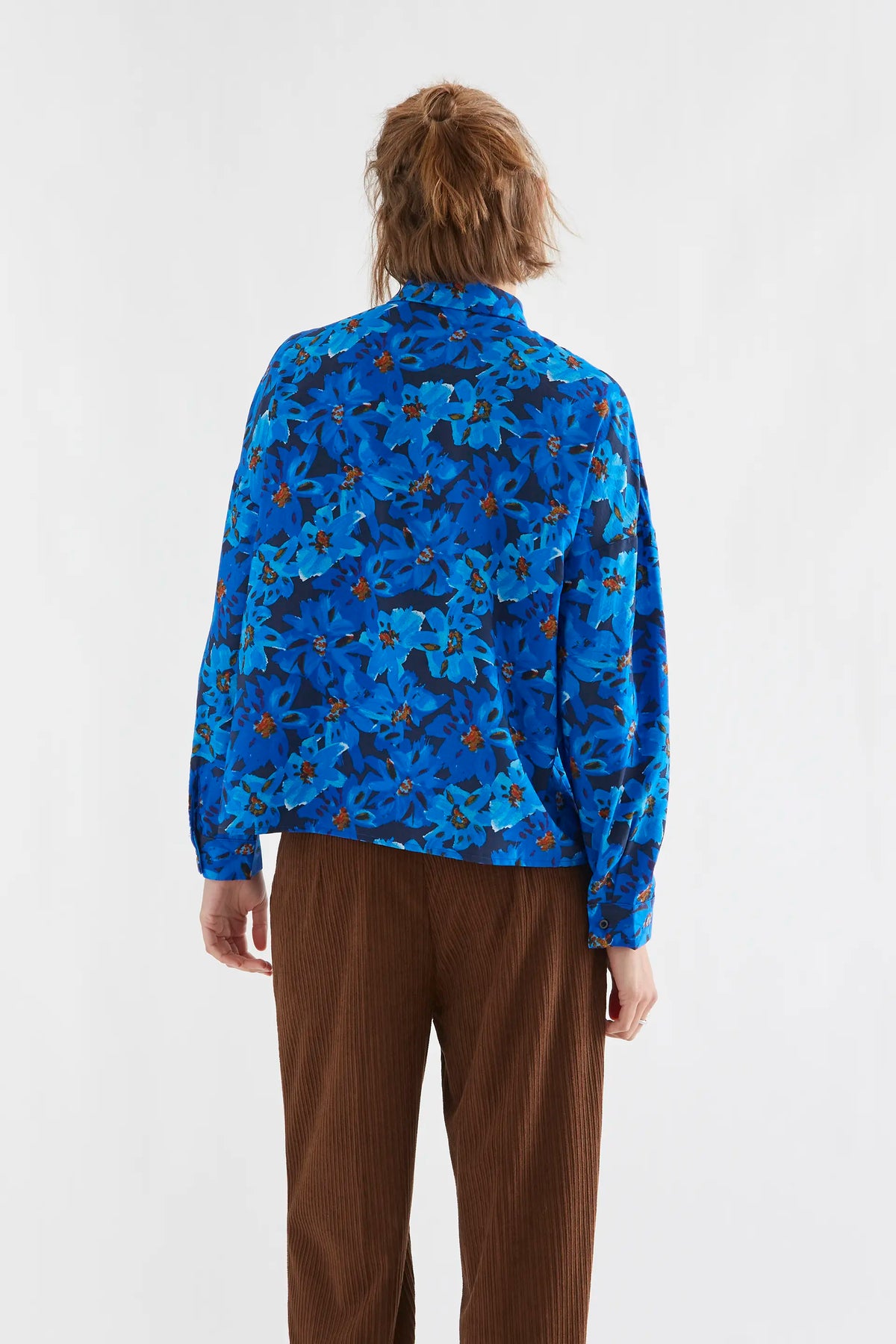 Clematis print shirt