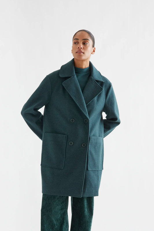 Dark green long coat