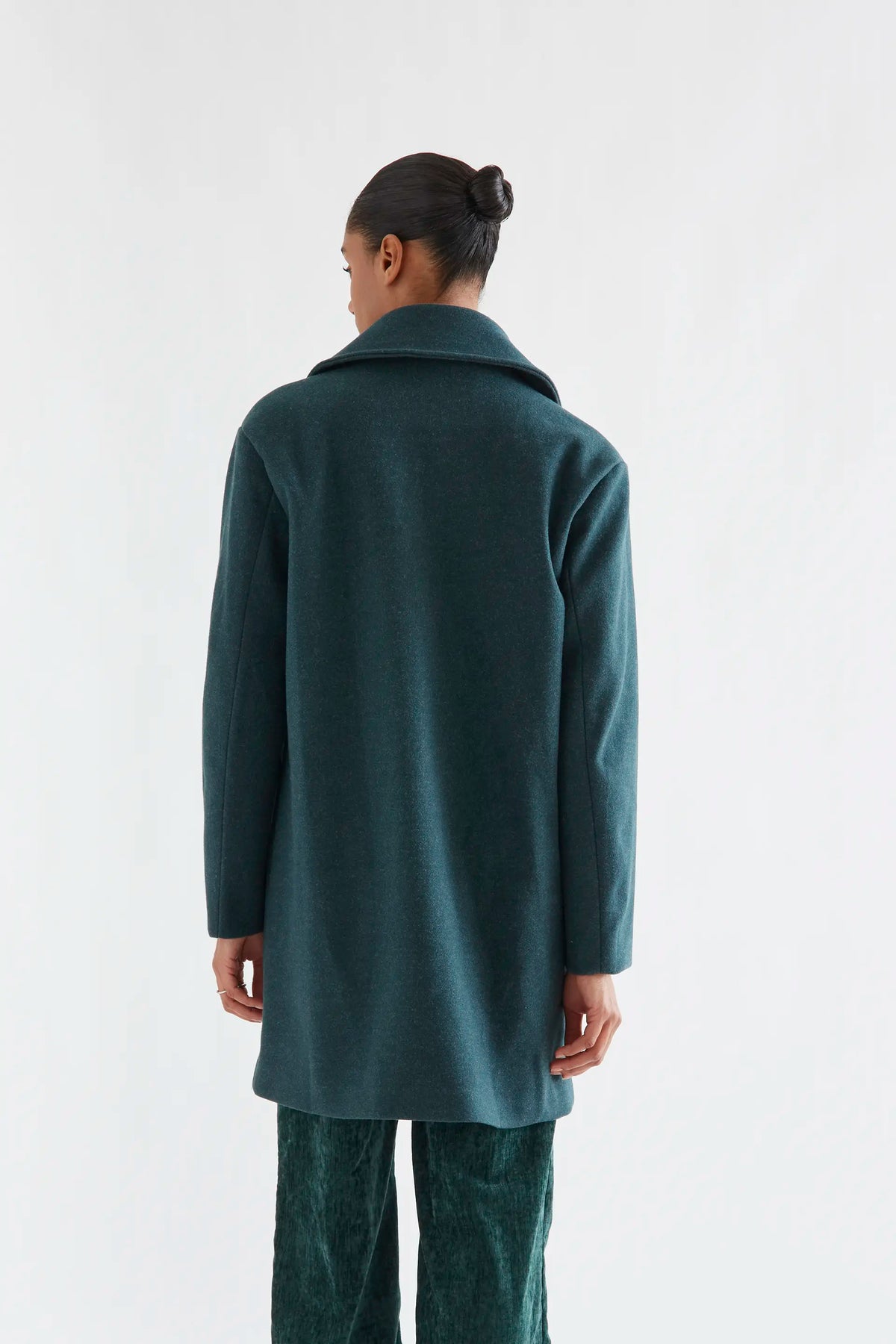 Dark green long coat
