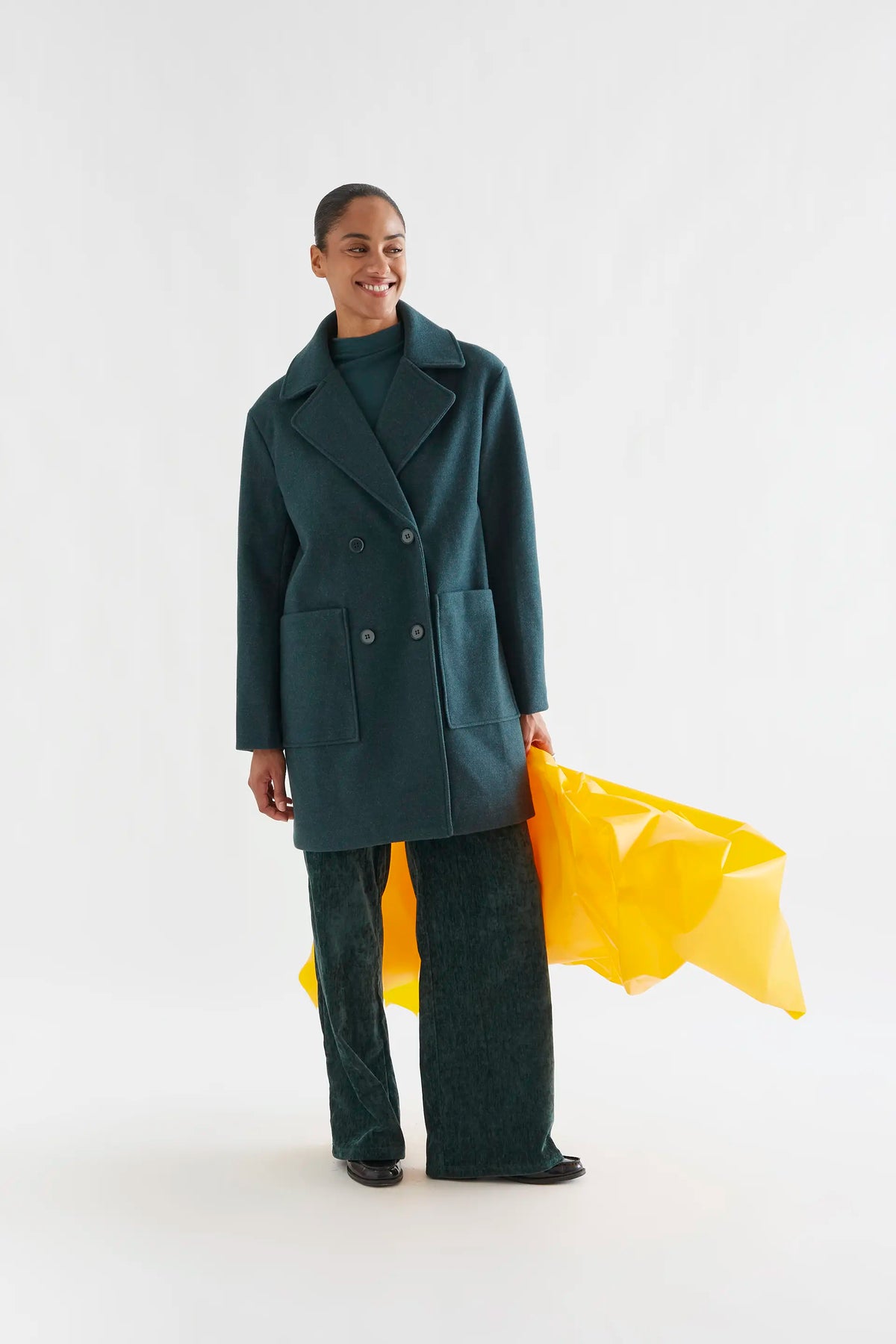 Dark green long coat