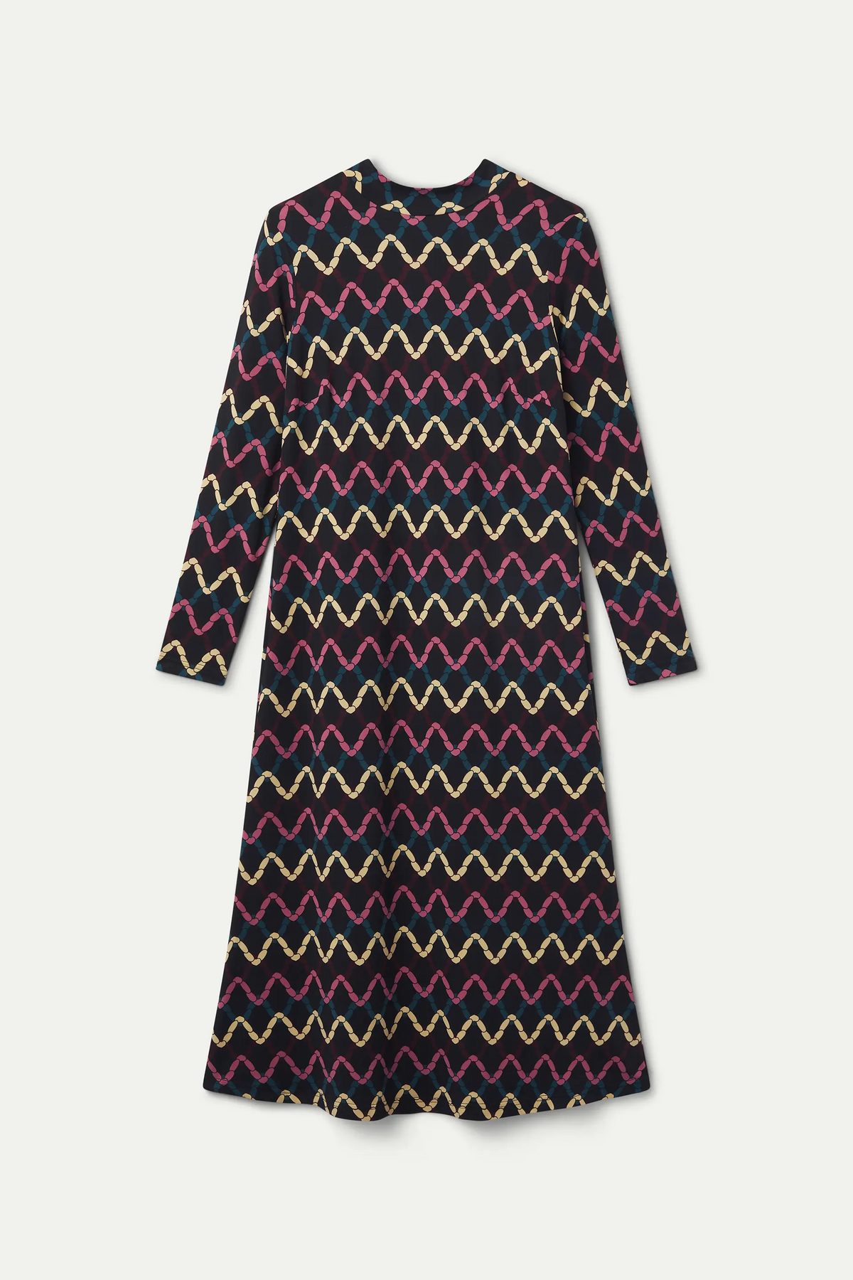 Skein print midi dress
