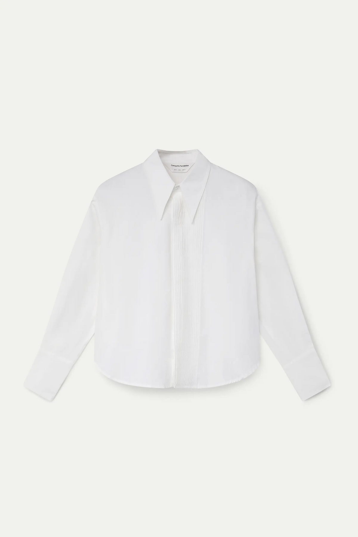 100% cotton white striped shirt