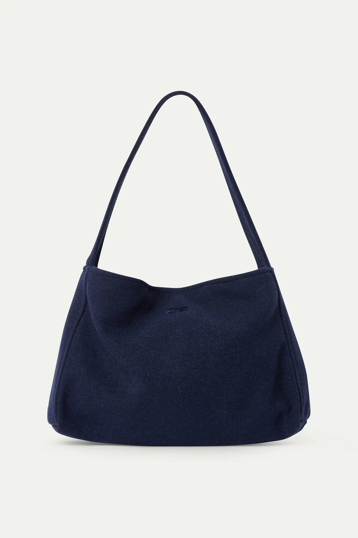 Bolso de hombro azul marino logo CF