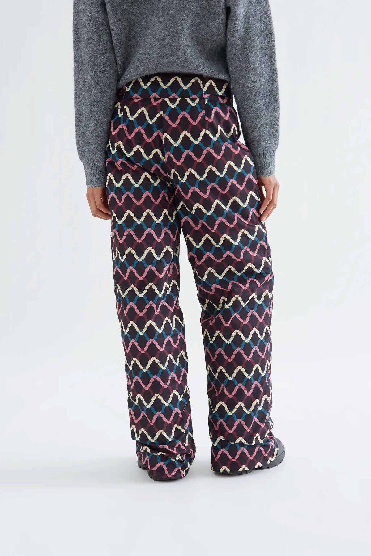 Skein print trousers