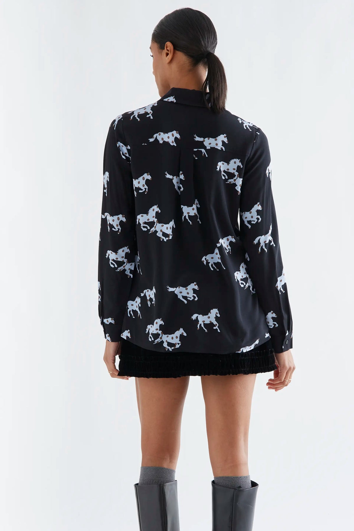 Camisa con estampado Horse
