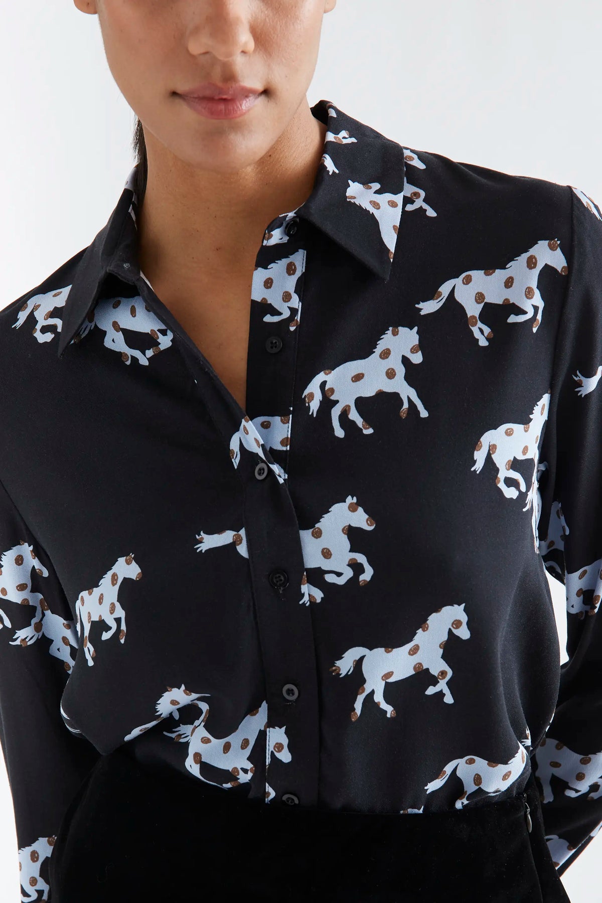 Camisa con estampado Horse
