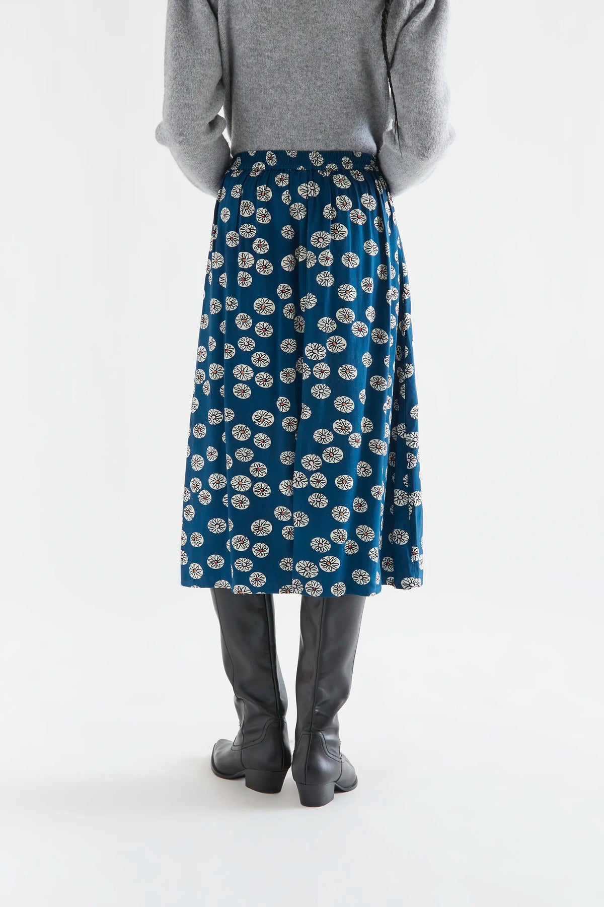 Falda midi con estampado Carthamus