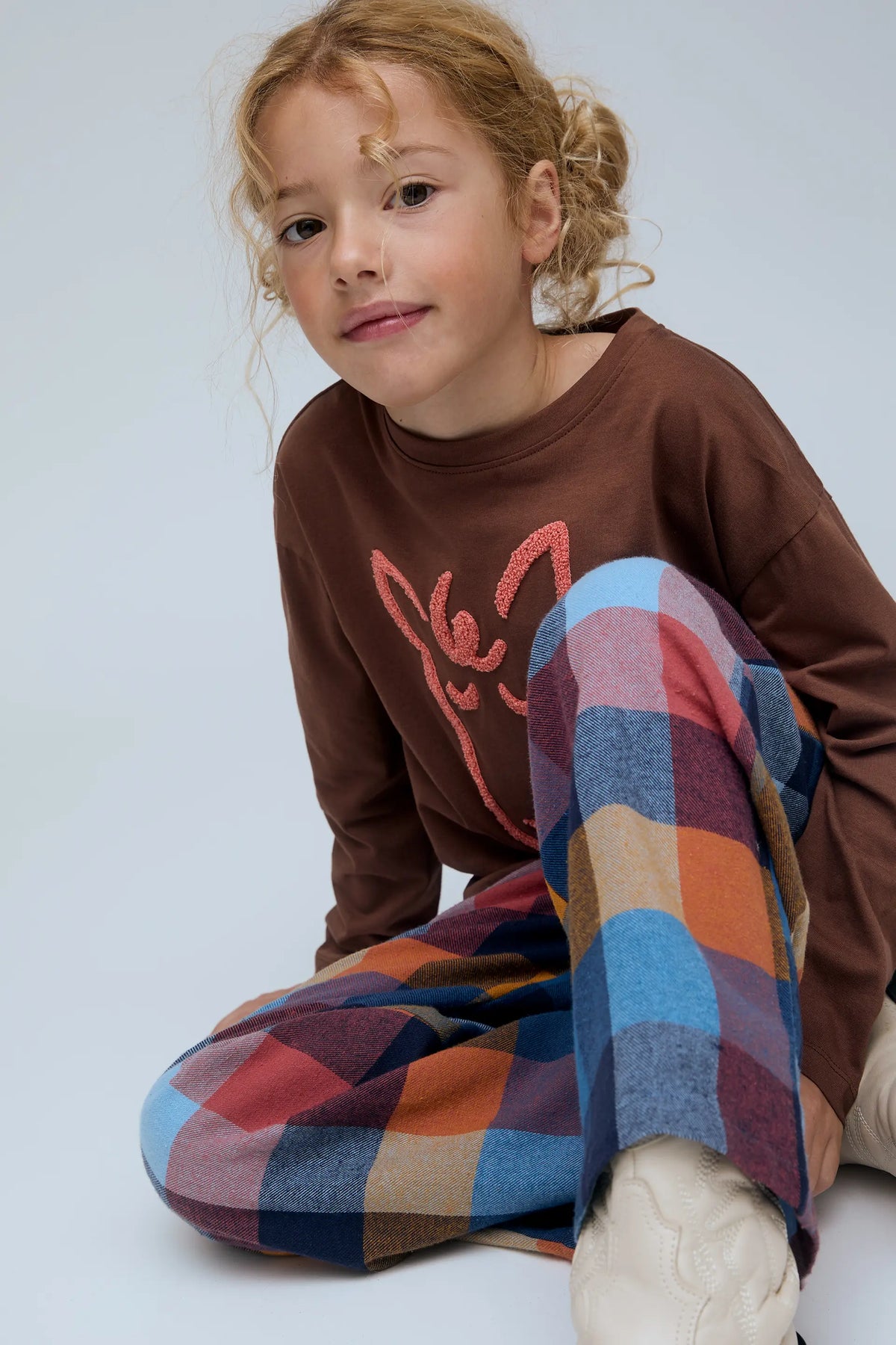 Camiseta 100% algodón  de niña con bordado  Fantastic Pony